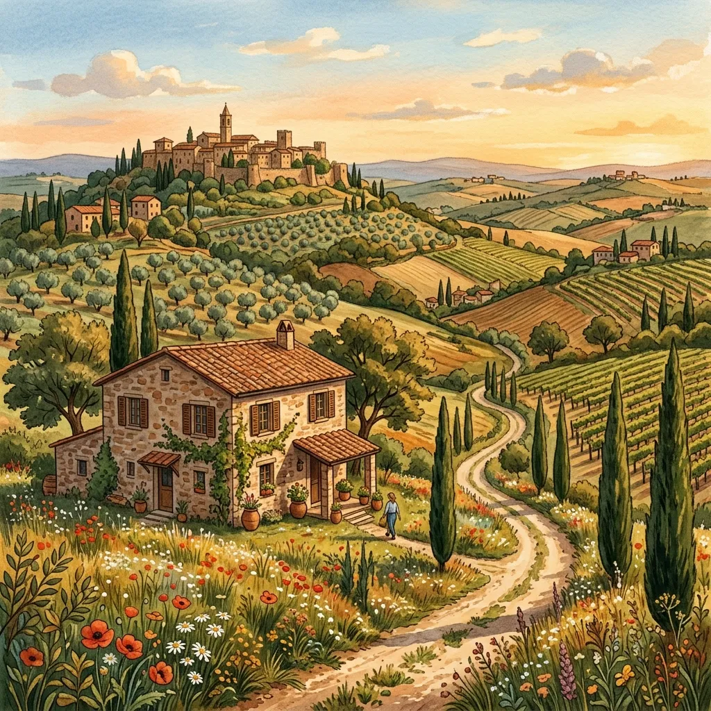 Central Italy Rustic and Earthy