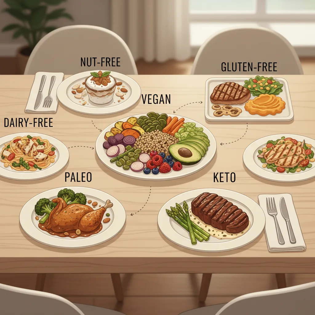 Dietary Restrictions and Dining Styles