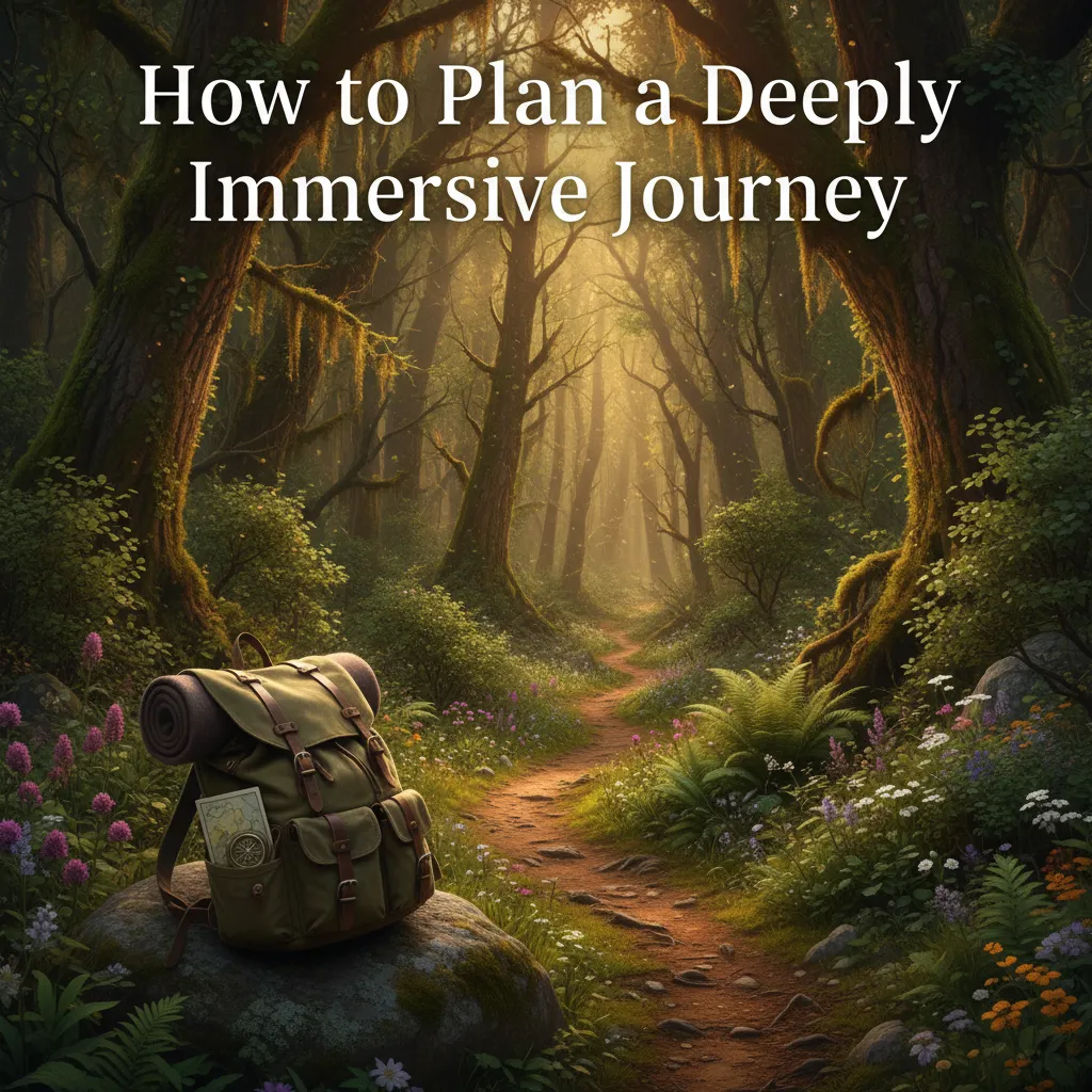 How to Plan a Deeply Immersive Journey