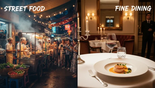 Street Food vs Fine Dining Abroad
