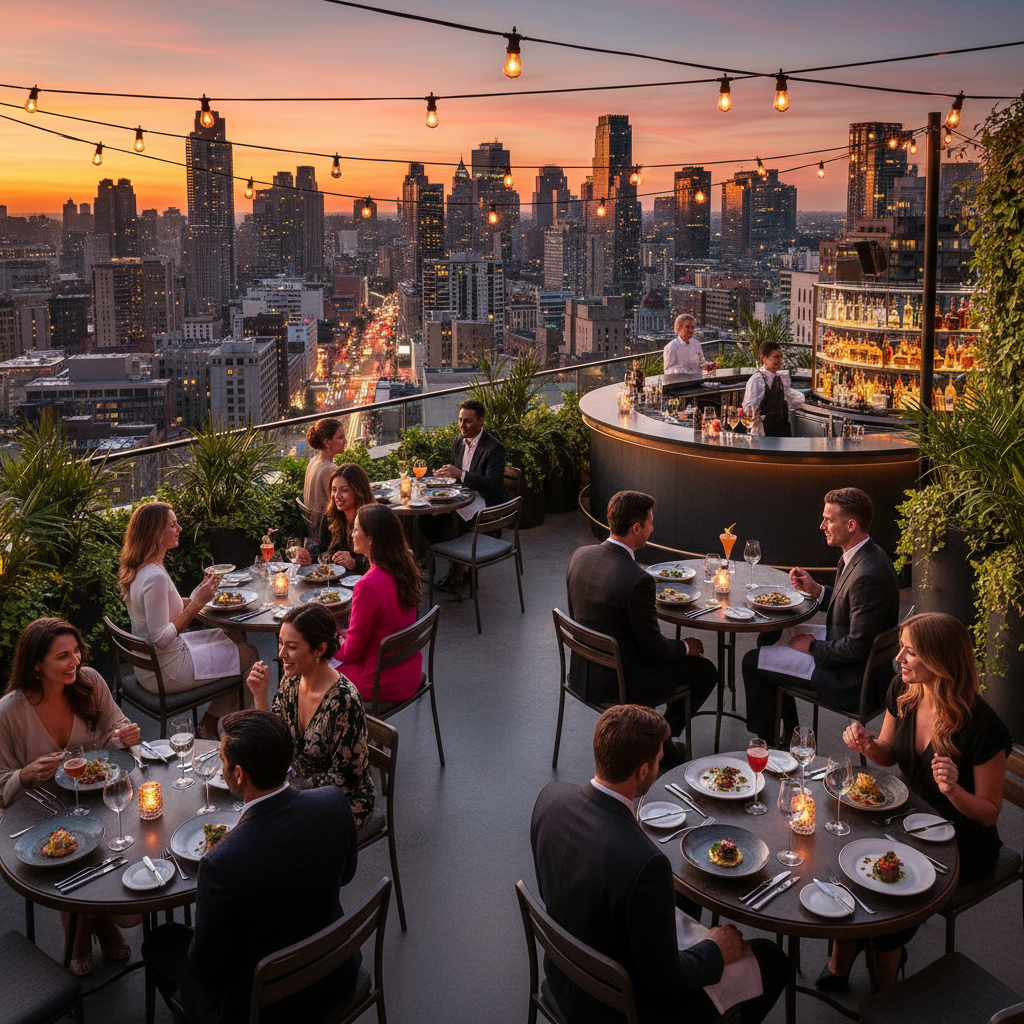 Unique Dining Experiences and Rooftop Bars